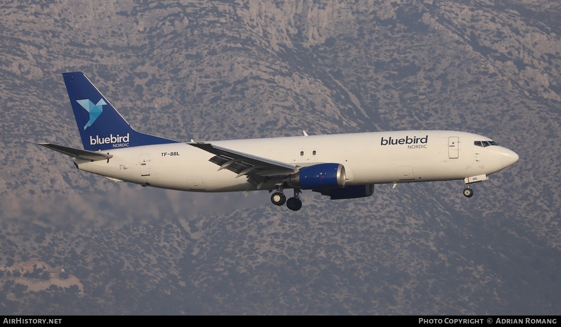 Aircraft Photo of TF-BBL | Boeing 737-490(SF) | Bluebird Nordic | AirHistory.net #508502