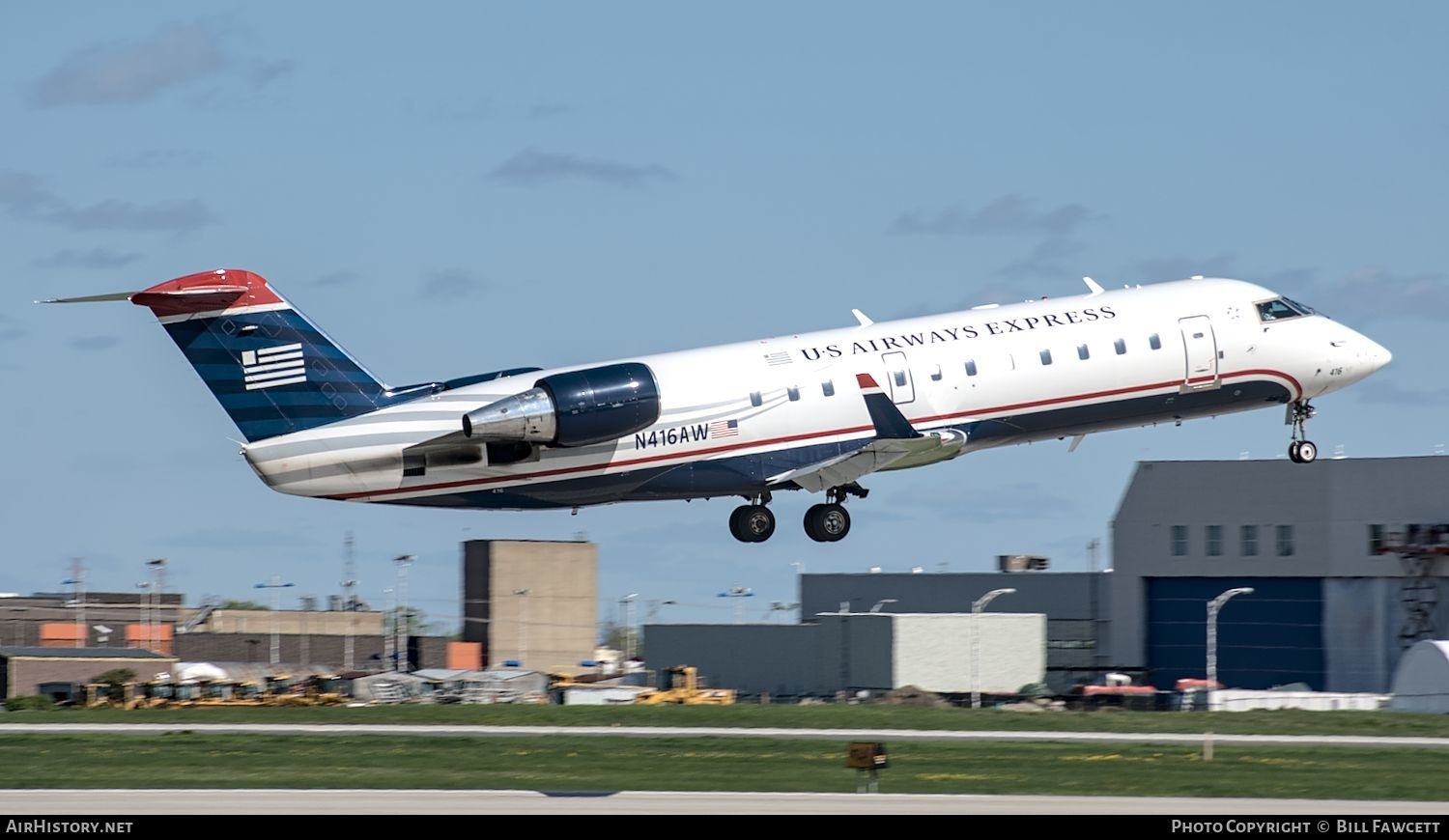 Aircraft Photo of N416AW | Bombardier CRJ-200LR (CL-600-2B19) | US Airways Express | AirHistory.net #508504