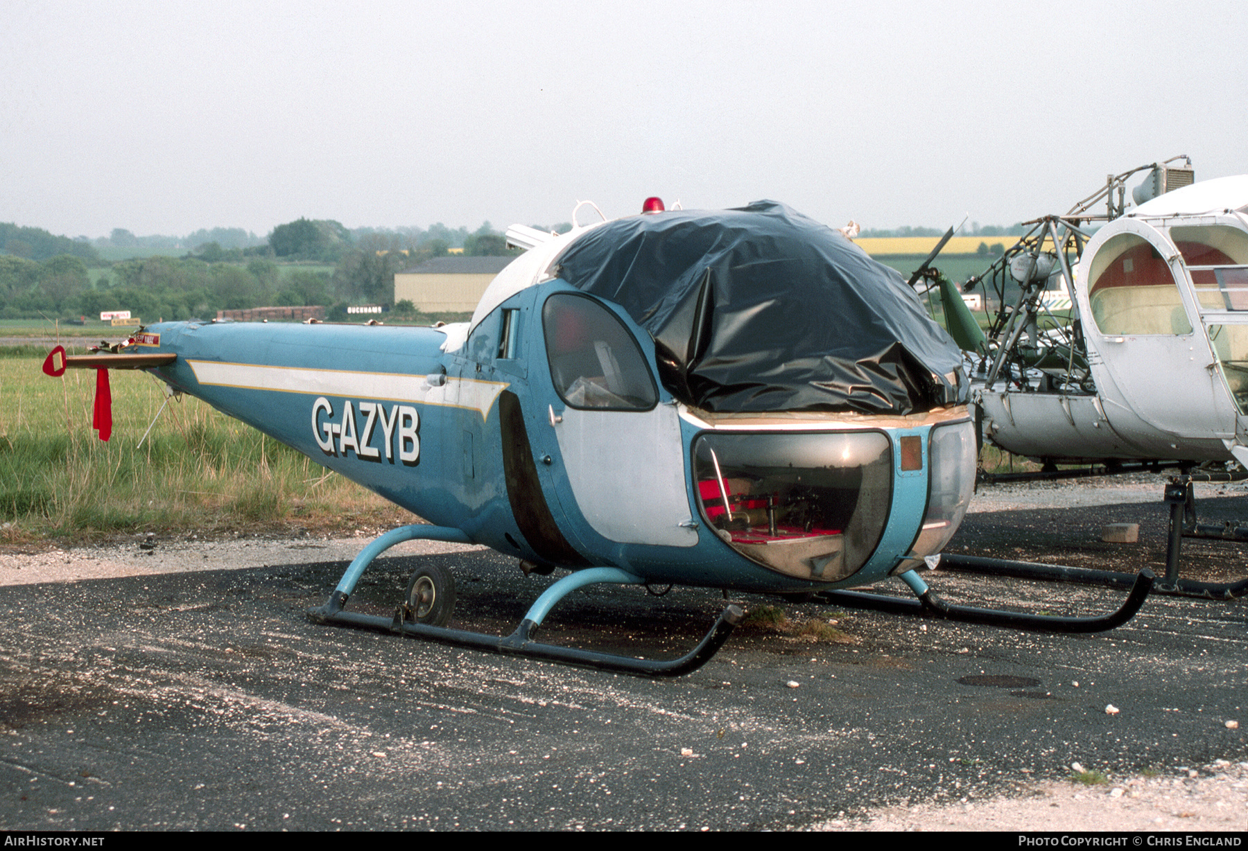 Aircraft Photo of G-AZYB | Bell 47H-1 Bellairus | AirHistory.net #508510