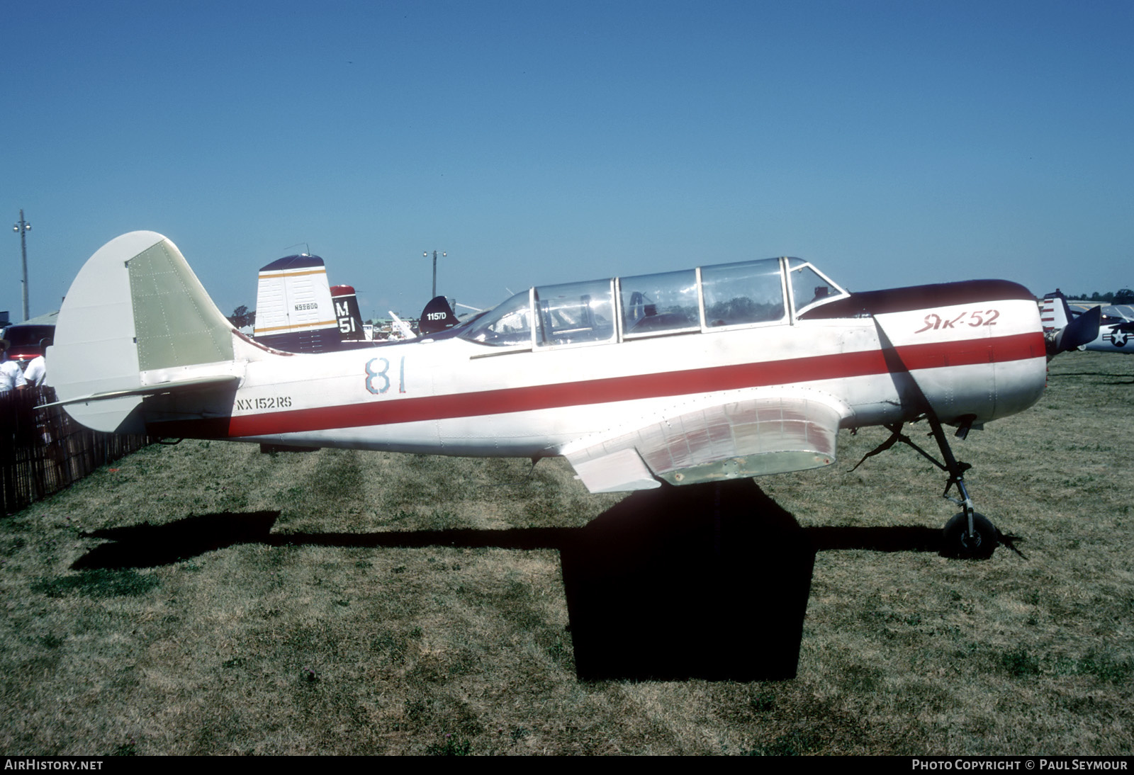 Aircraft Photo of N152RS / NX152RS / 81 blue | Yakovlev Yak-52 | AirHistory.net #508538