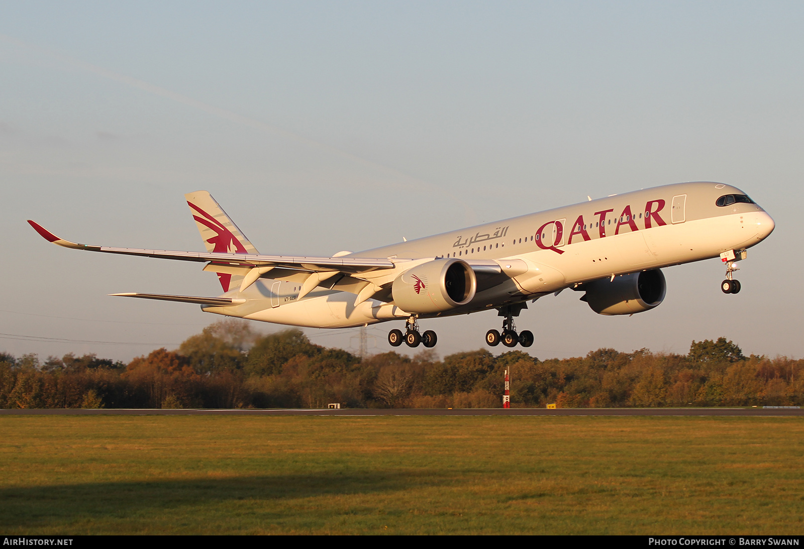 Aircraft Photo of A7-ALU | Airbus A350-941 | Qatar Airways | AirHistory.net #508571