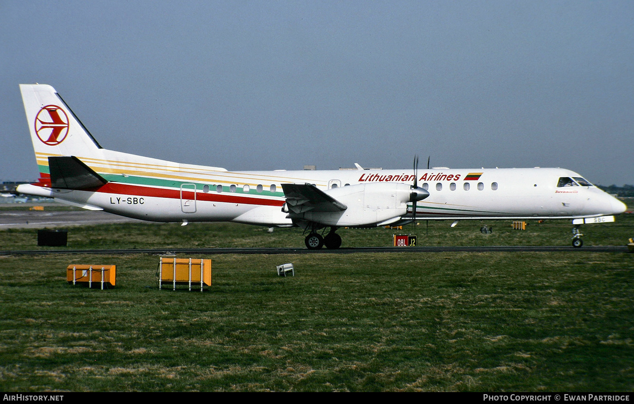 Aircraft Photo of LY-SBC | Saab 2000 | Lithuanian Airlines | AirHistory.net #508576