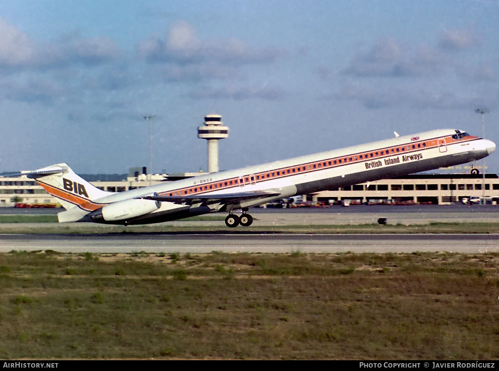 Aircraft Photo of G-BNSA | McDonnell Douglas MD-83 (DC-9-83) | British Island Airways - BIA | AirHistory.net #508578