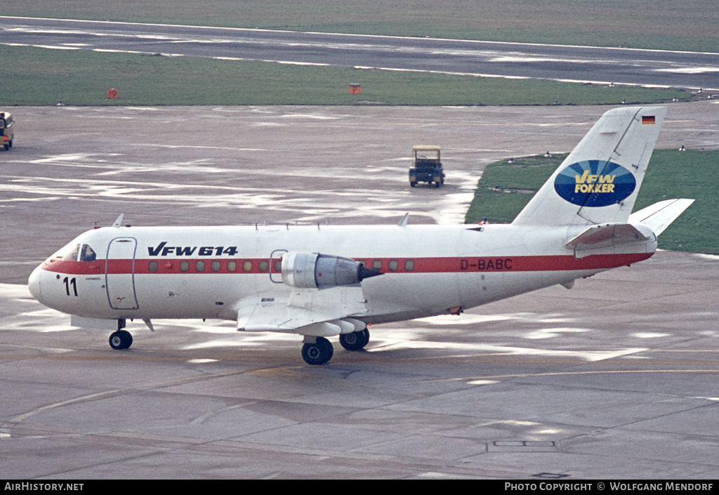 Aircraft Photo of D-BABC | VFW-Fokker VFW-614 | VFW-Fokker | AirHistory.net #508590