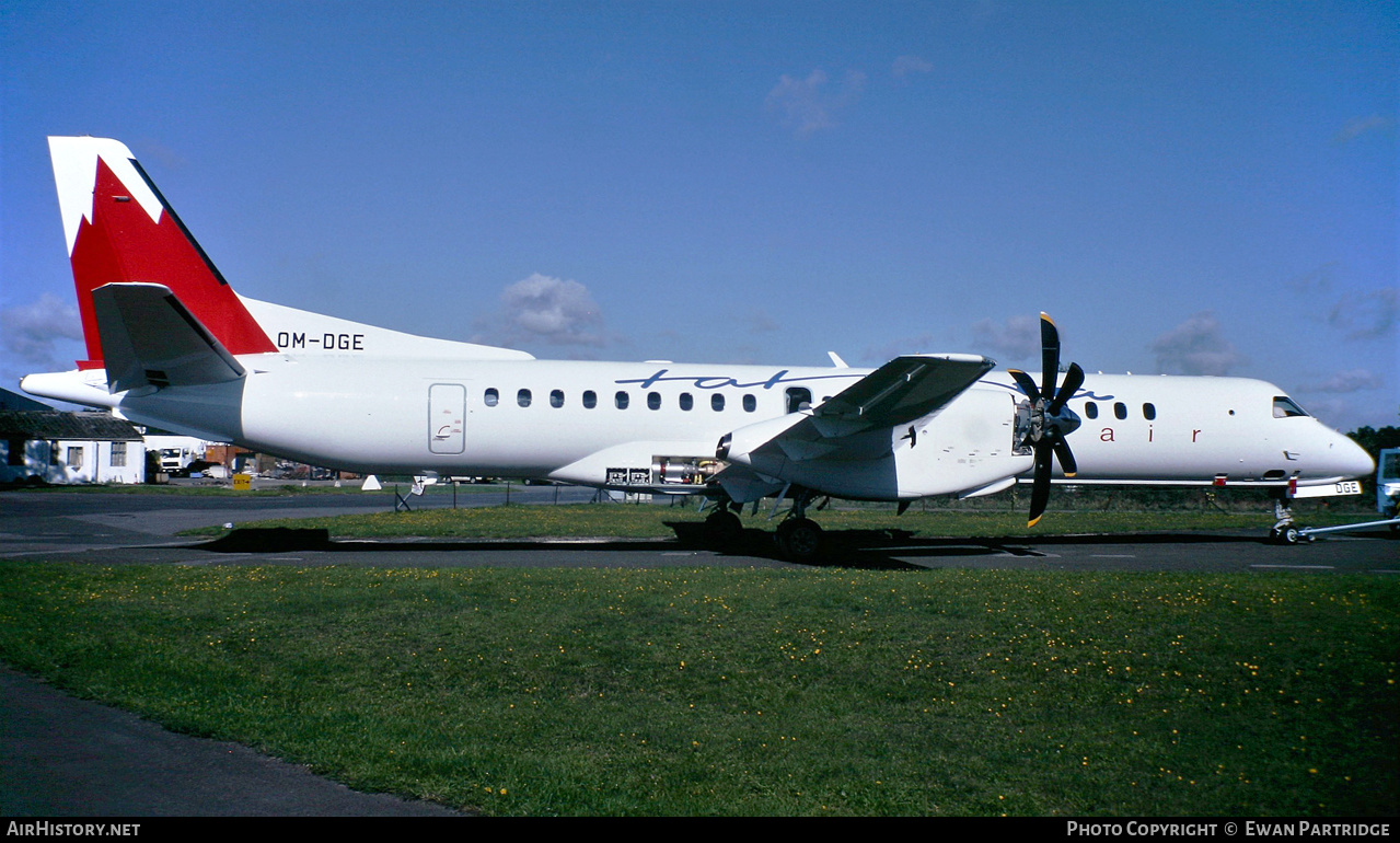 Aircraft Photo of OM-DGE | Saab 2000 | Tatra Air | AirHistory.net #508598