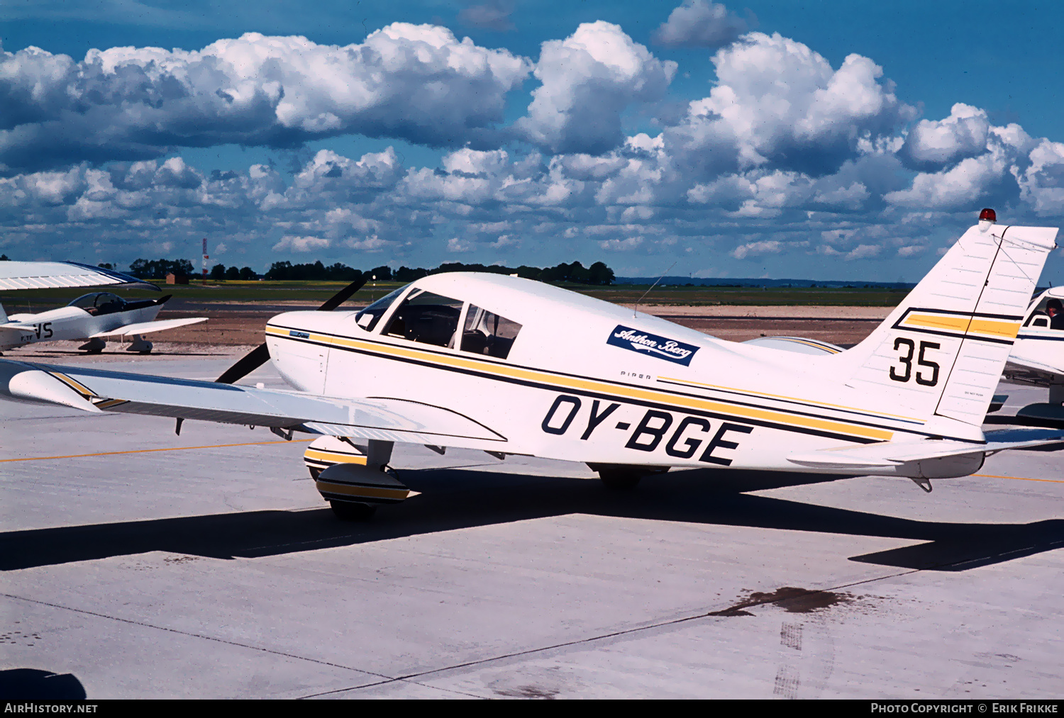 Aircraft Photo of OY-BGE | Piper PA-28-140 Cherokee F | AirHistory.net #508617