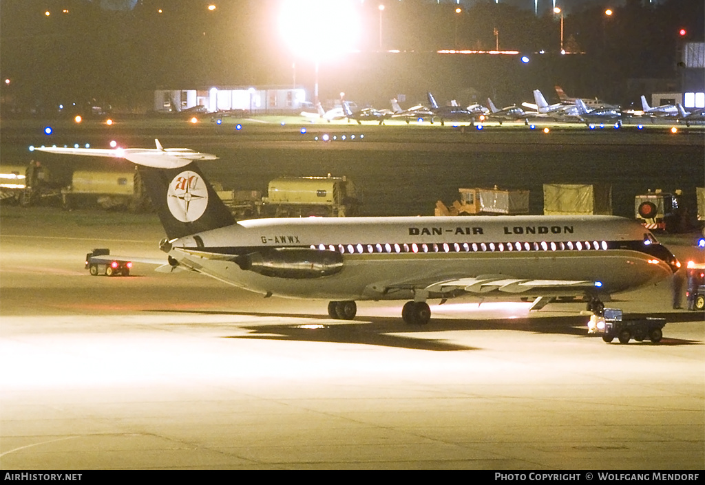 Aircraft Photo of G-AWWX | BAC 111-509EW One-Eleven | Dan-Air London | AirHistory.net #508619