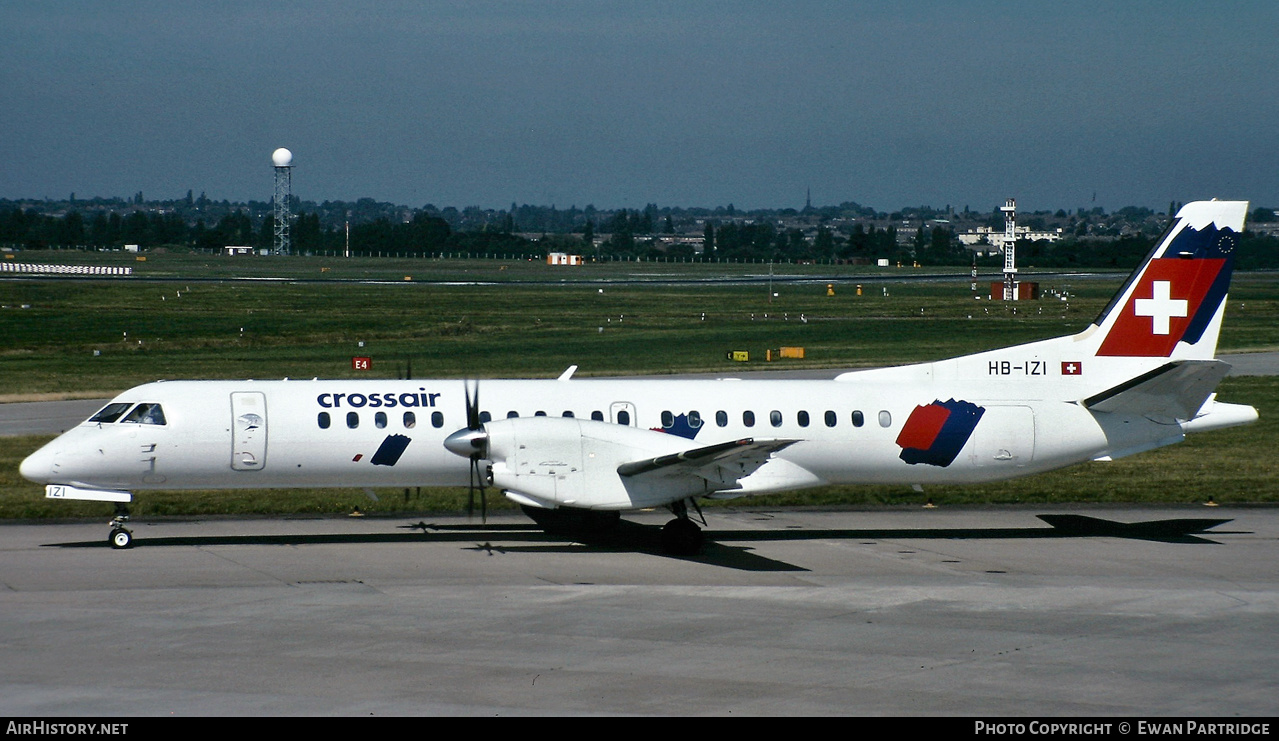 Aircraft Photo of HB-IZI | Saab 2000 | Crossair | AirHistory.net #508639