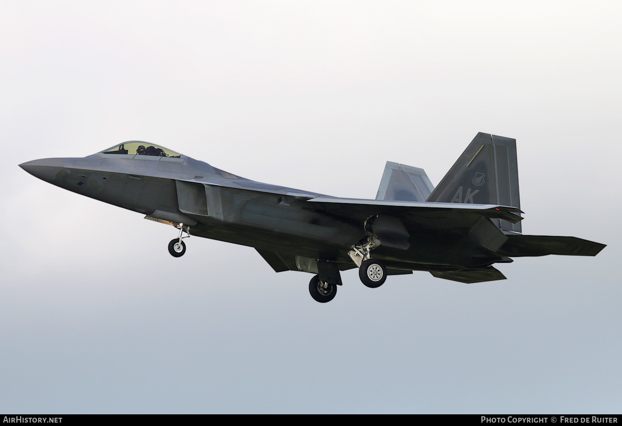 Aircraft Photo of 05-4103 | Lockheed Martin F-22A Raptor | USA - Air Force | AirHistory.net #508645