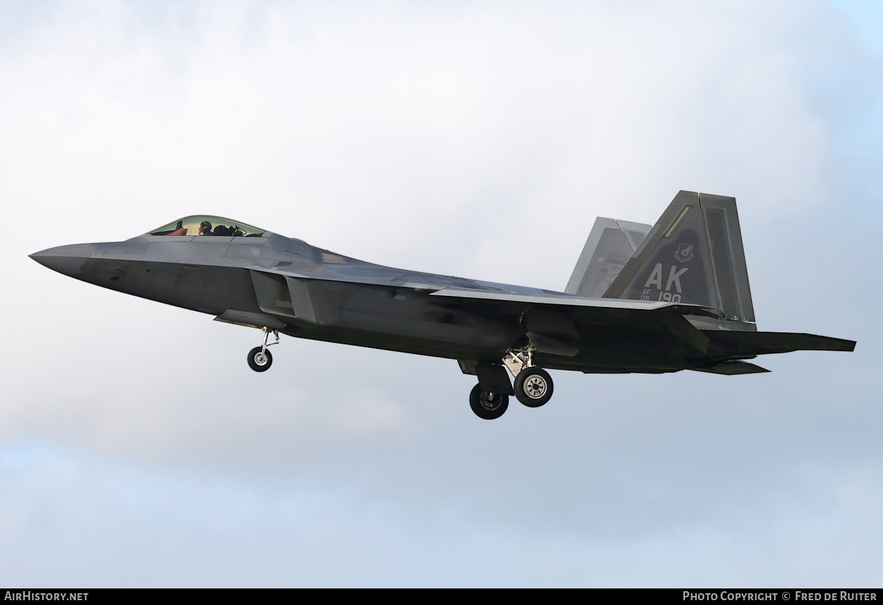 Aircraft Photo of 09-4190 / AF09-190 | Lockheed Martin F-22A Raptor | USA - Air Force | AirHistory.net #508651