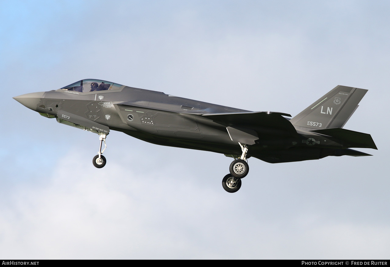 Aircraft Photo of 20-5573 / AF20-5573 | Lockheed Martin F-35A Lightning II | USA - Air Force | AirHistory.net #508655