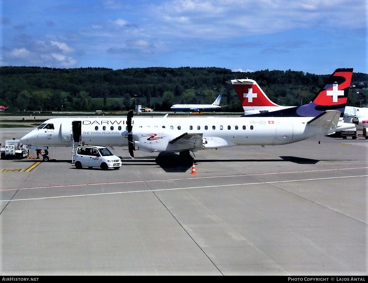Aircraft Photo of HB-IZG | Saab 2000 | Darwin Airline | AirHistory.net #508659