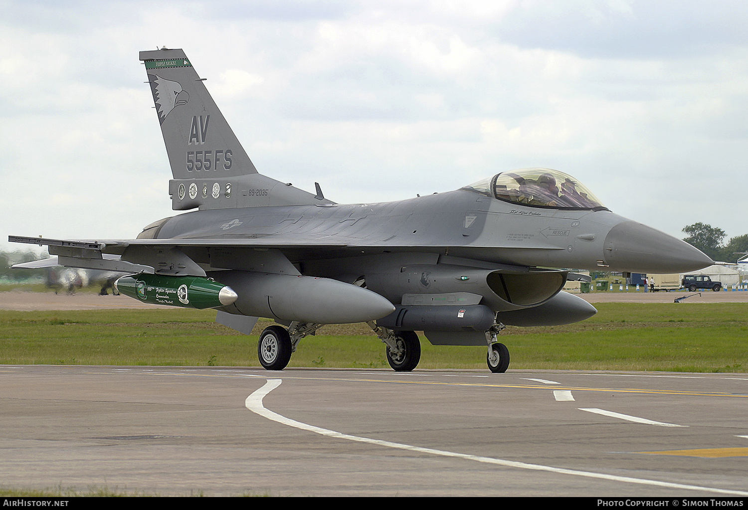 Aircraft Photo of 89-2035 / AF89-035 | General Dynamics F-16CG Night Falcon | USA - Air Force | AirHistory.net #508663
