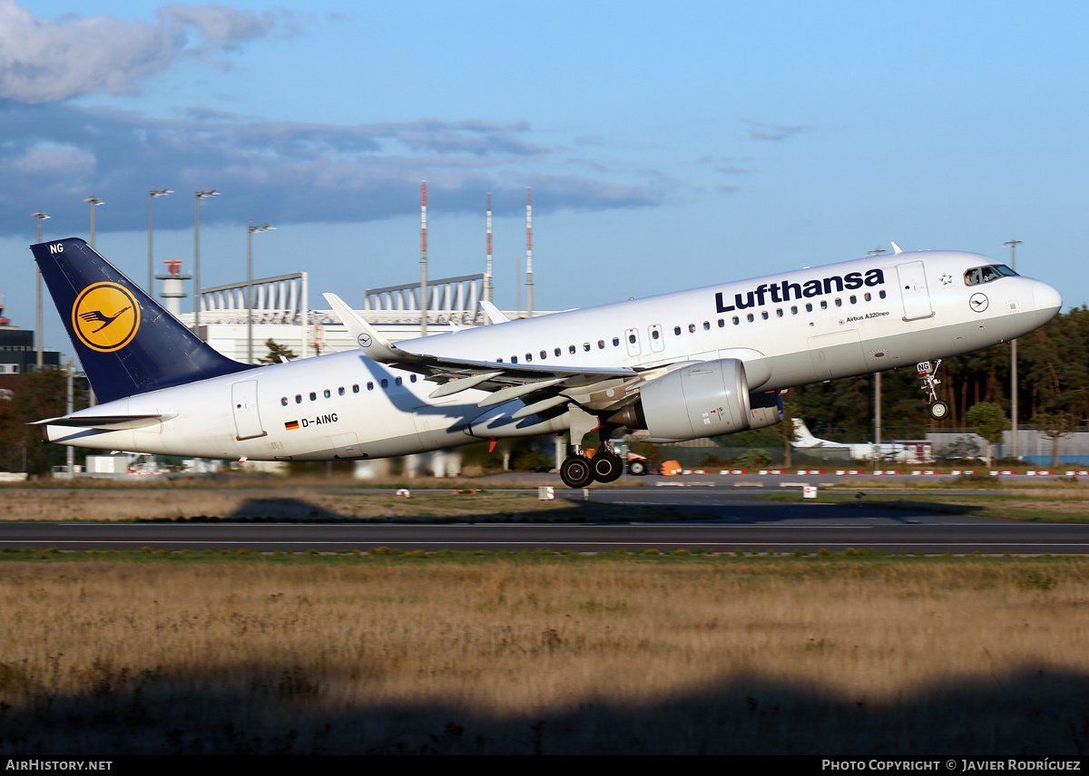 Aircraft Photo of D-AING | Airbus A320-271N | Lufthansa | AirHistory.net #508665