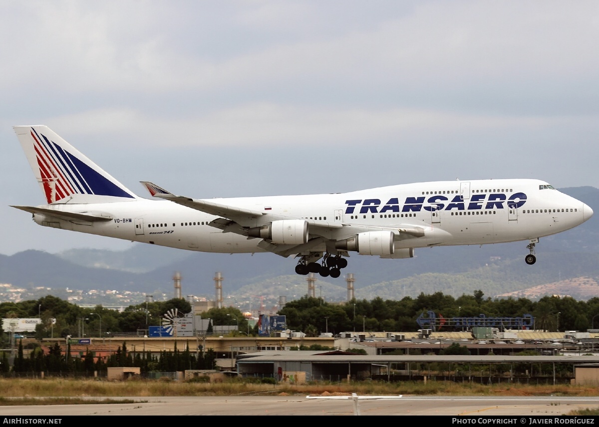 Aircraft Photo of VQ-BHW | Boeing 747-4F6 | Transaero Airlines | AirHistory.net #508680