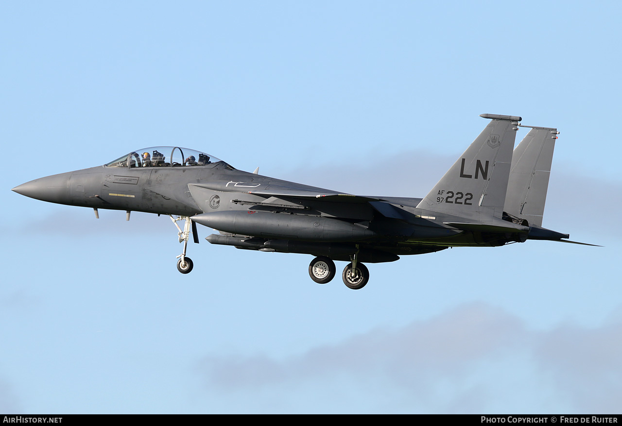 Aircraft Photo of 97-0222 / AF97-222 | Boeing F-15E Strike Eagle | USA - Air Force | AirHistory.net #508683