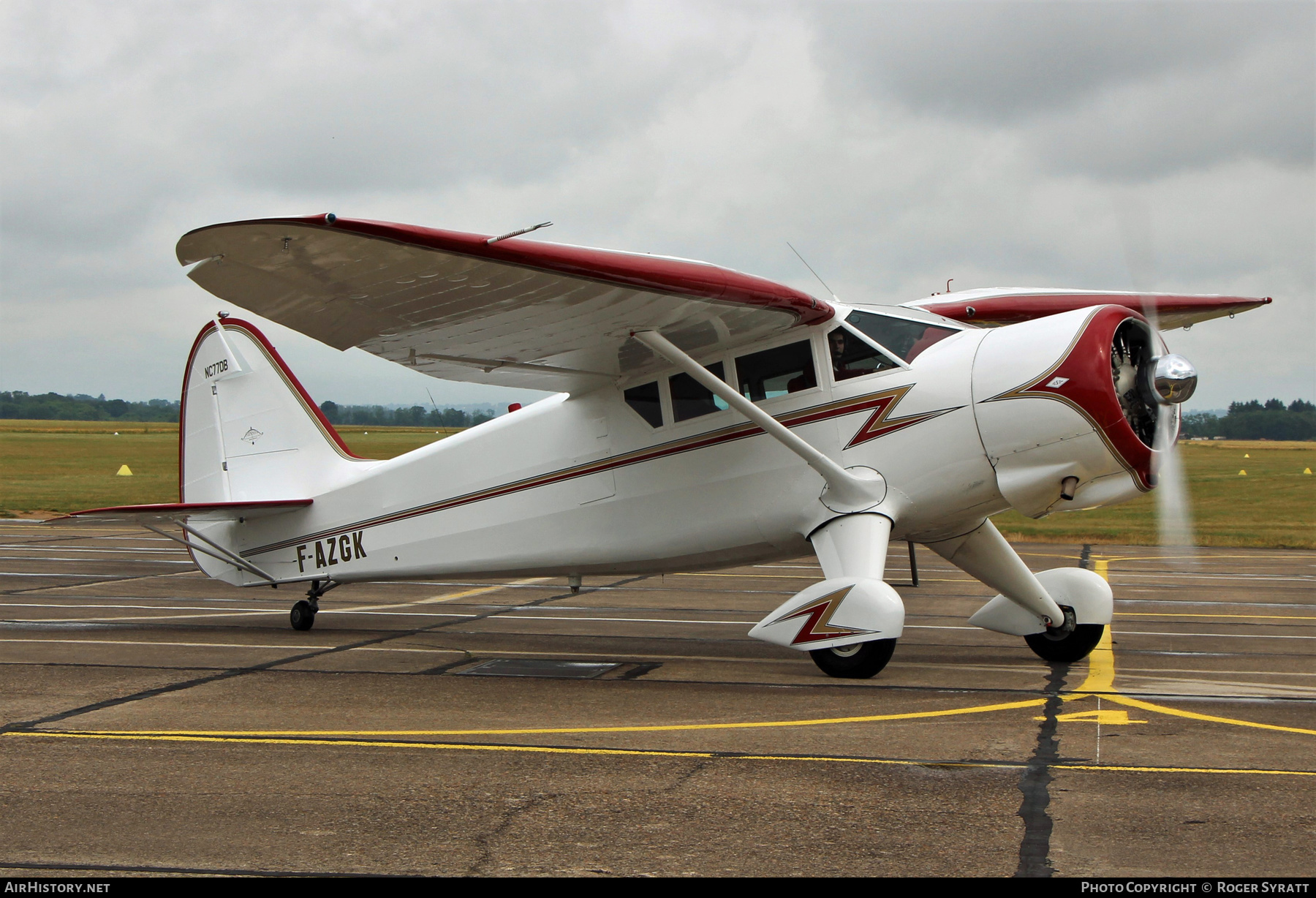 Aircraft Photo of F-AZGK / NC77DB | Stinson AT-19 Reliant (V-77) | AirHistory.net #508688