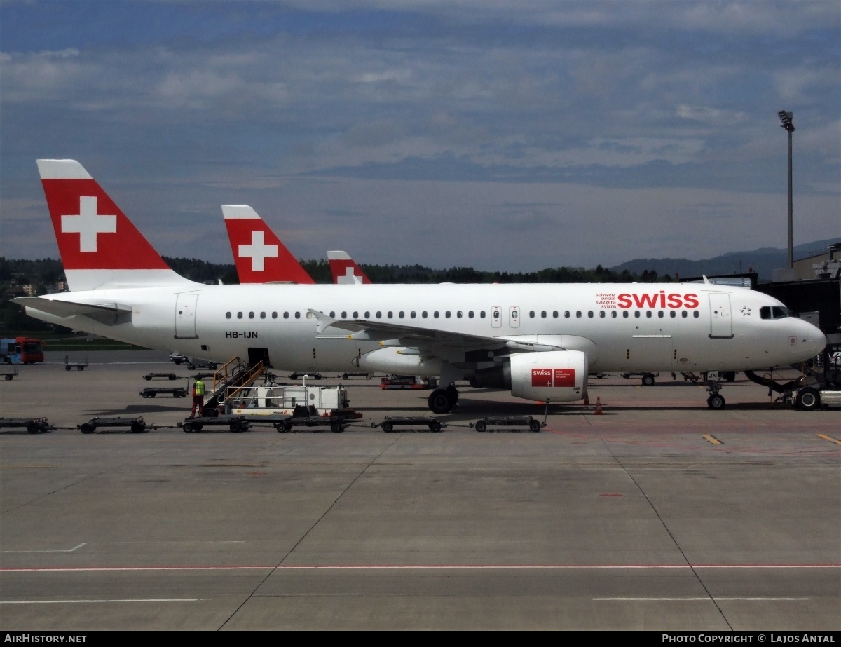 Aircraft Photo of HB-IJN | Airbus A320-214 | Swiss International Air Lines | AirHistory.net #508721