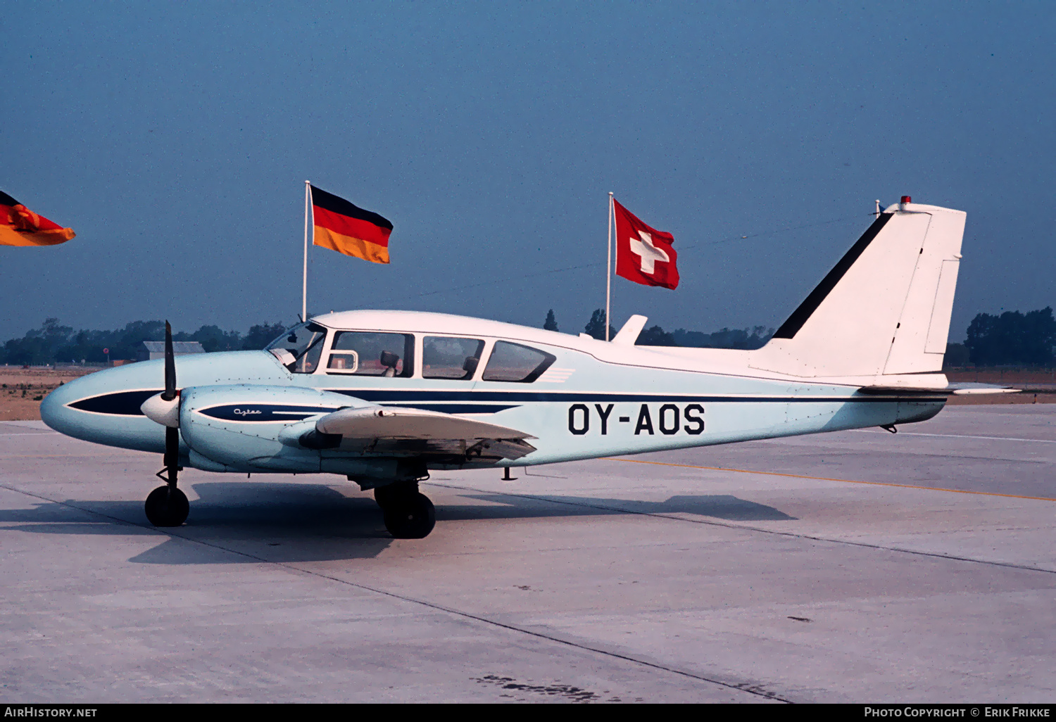 Aircraft Photo of OY-AOS | Piper PA-23-250 Aztec B | AirHistory.net #508743
