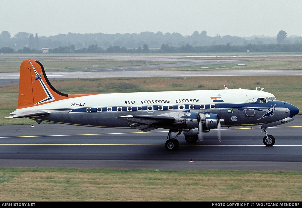 Aircraft Photo of ZS-AUB | Douglas DC-4-1009 | South African Airways - Suid-Afrikaanse Lugdiens | AirHistory.net #508755
