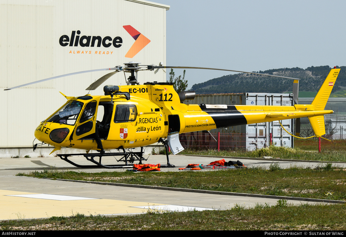 Aircraft Photo of EC-IOI | Aerospatiale AS-350B-3 Ecureuil | Emergencias Castilla y León | AirHistory.net #508778
