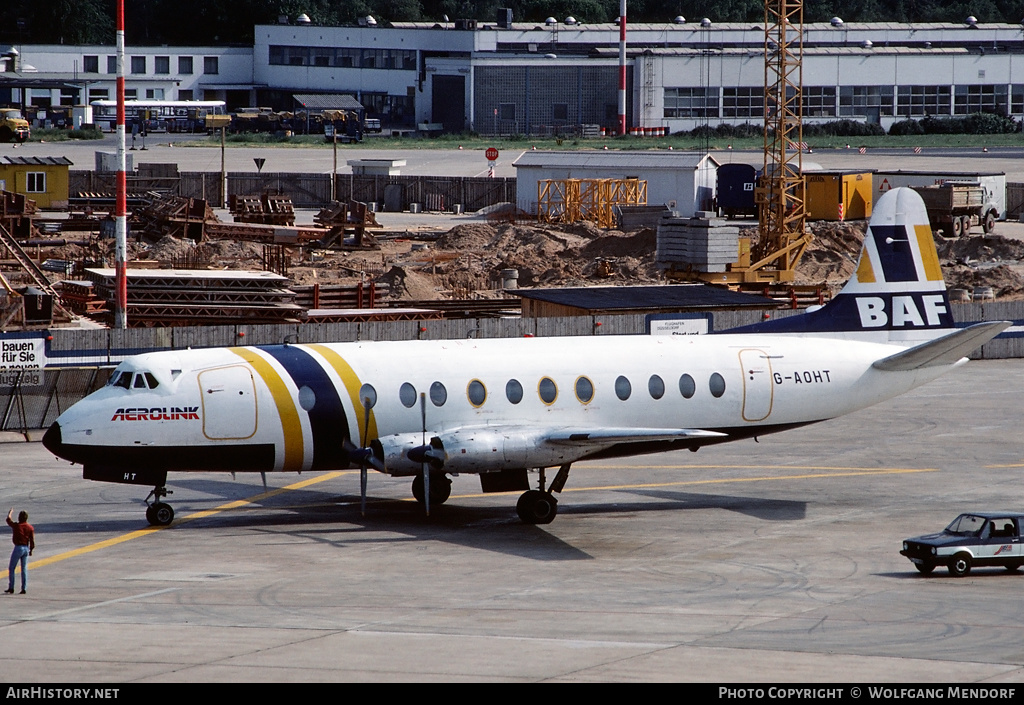 Aircraft Photo of G-AOHT | Vickers 802 Viscount | British Air Ferries - BAF | AirHistory.net #508795