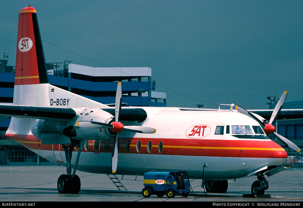Aircraft Photo of D-BOBY | Fokker F27-200 Friendship | SAT - Special Air Transport | AirHistory.net #508800