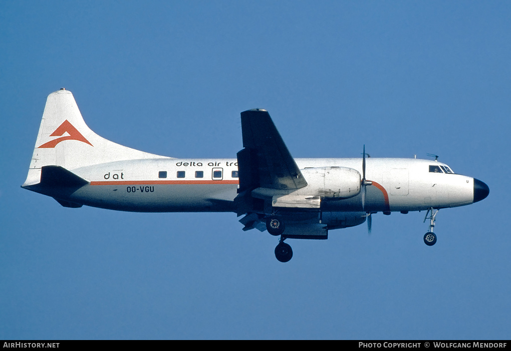 Aircraft Photo of OO-VGU | Convair 440-62 Metropolitan | Delta Air Transport - DAT | AirHistory.net #508810