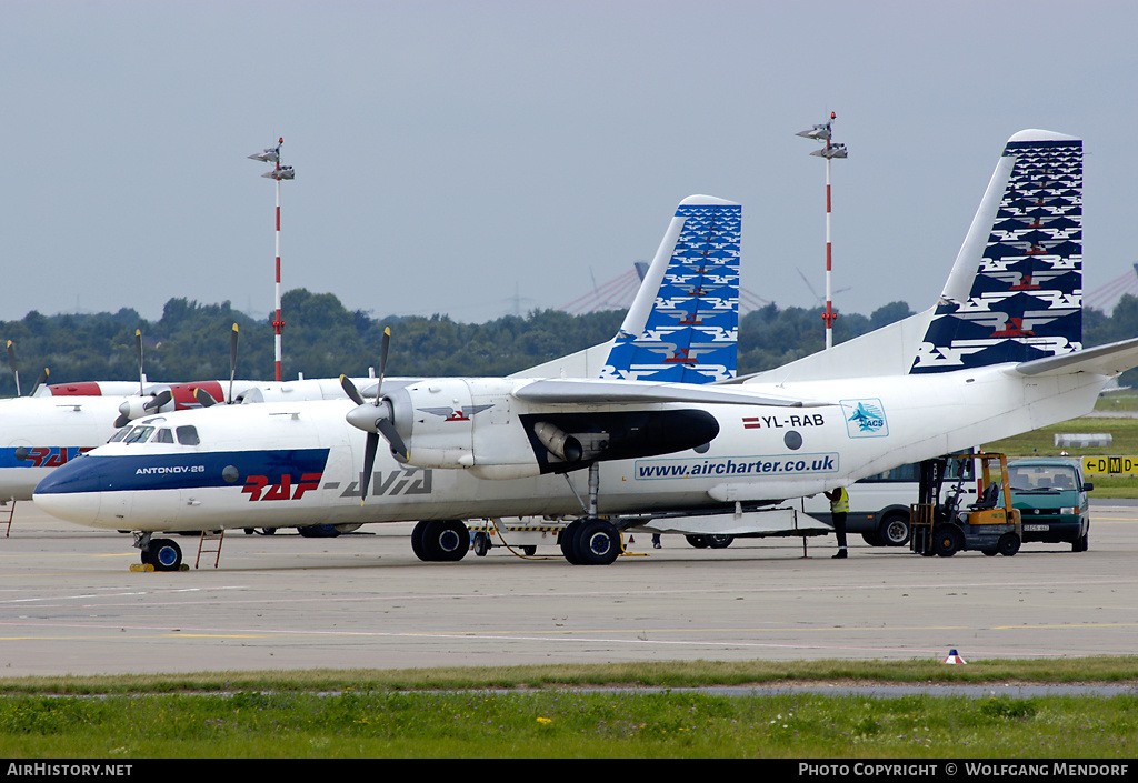 Aircraft Photo of YL-RAB | Antonov An-26B | RAF-Avia Airlines | AirHistory.net #508813