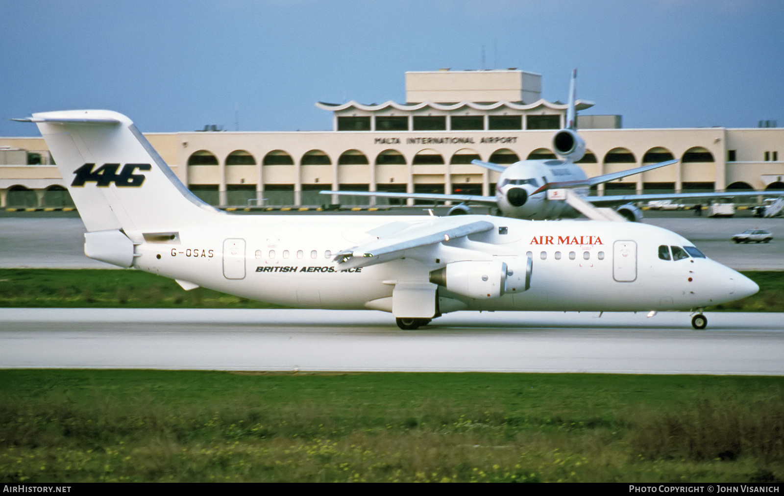 Aircraft Photo of G-OSAS | British Aerospace BAe-146-200 | British Aerospace | AirHistory.net #508823