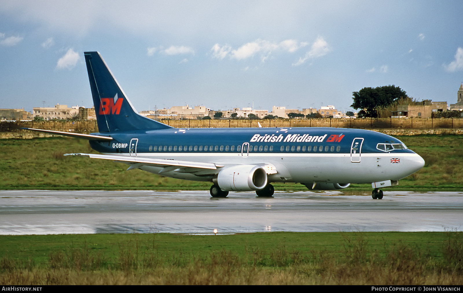 Aircraft Photo of G-OBMP | Boeing 737-3Q8 | British Midland Airways - BMA | AirHistory.net #508836