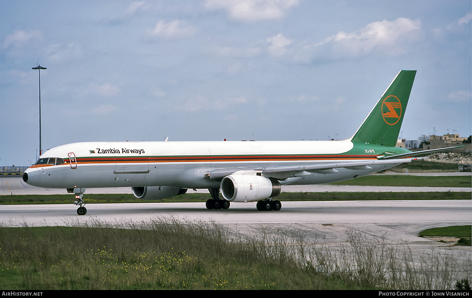 Aircraft Photo of 9J-AFO | Boeing 757-23APF | Zambia Airways | AirHistory.net #508853