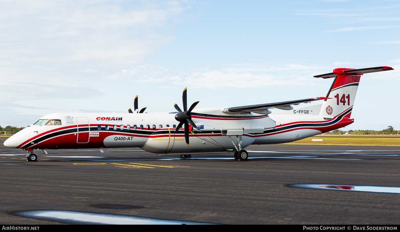 Aircraft Photo of C-FFQE | Conair DHC-8-402 Q400-AT | Conair Aviation | Field Air | AirHistory.net #508897