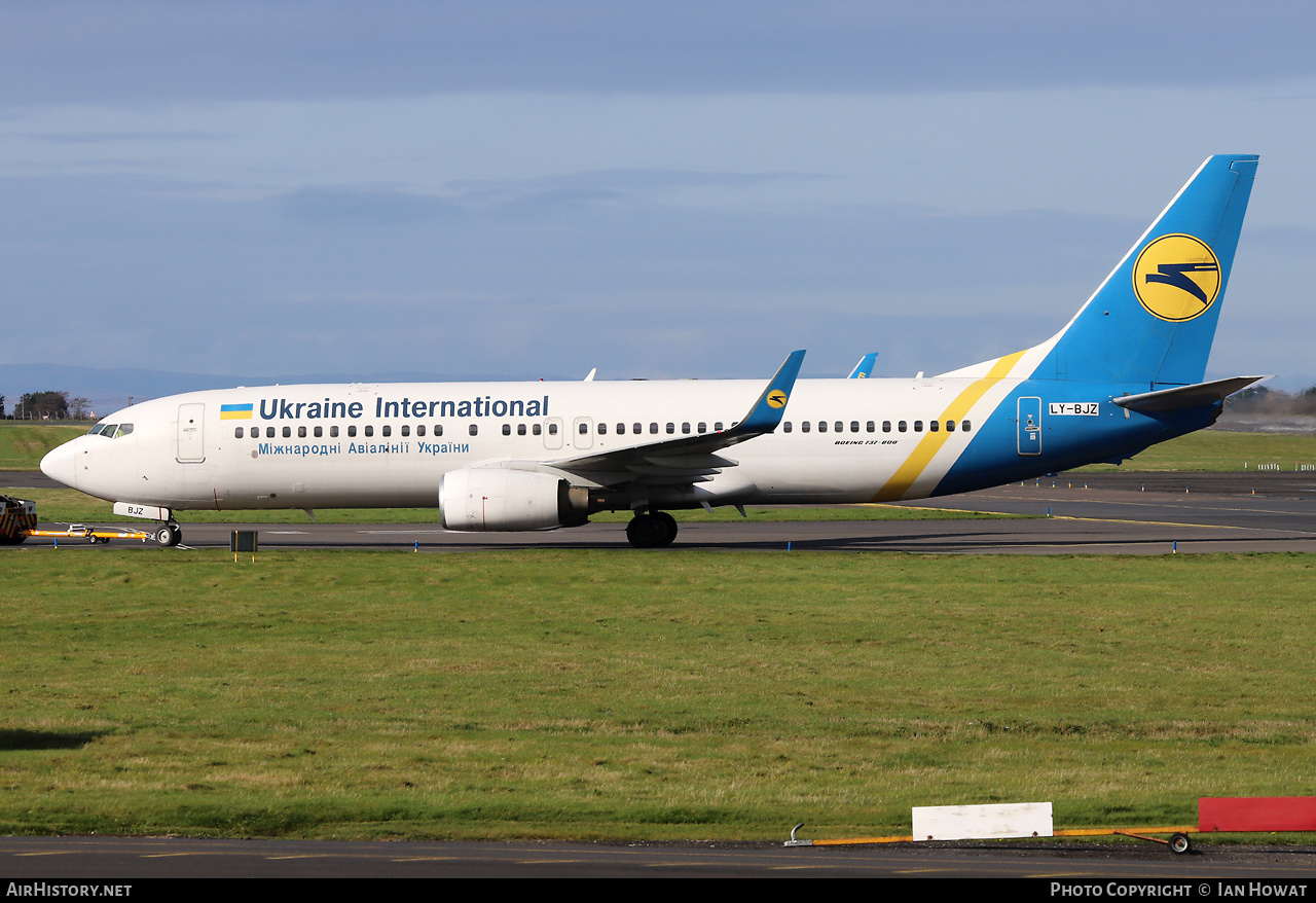 Aircraft Photo of LY-BJZ | Boeing 737-8Q8 | Ukraine International Airlines | AirHistory.net #508933