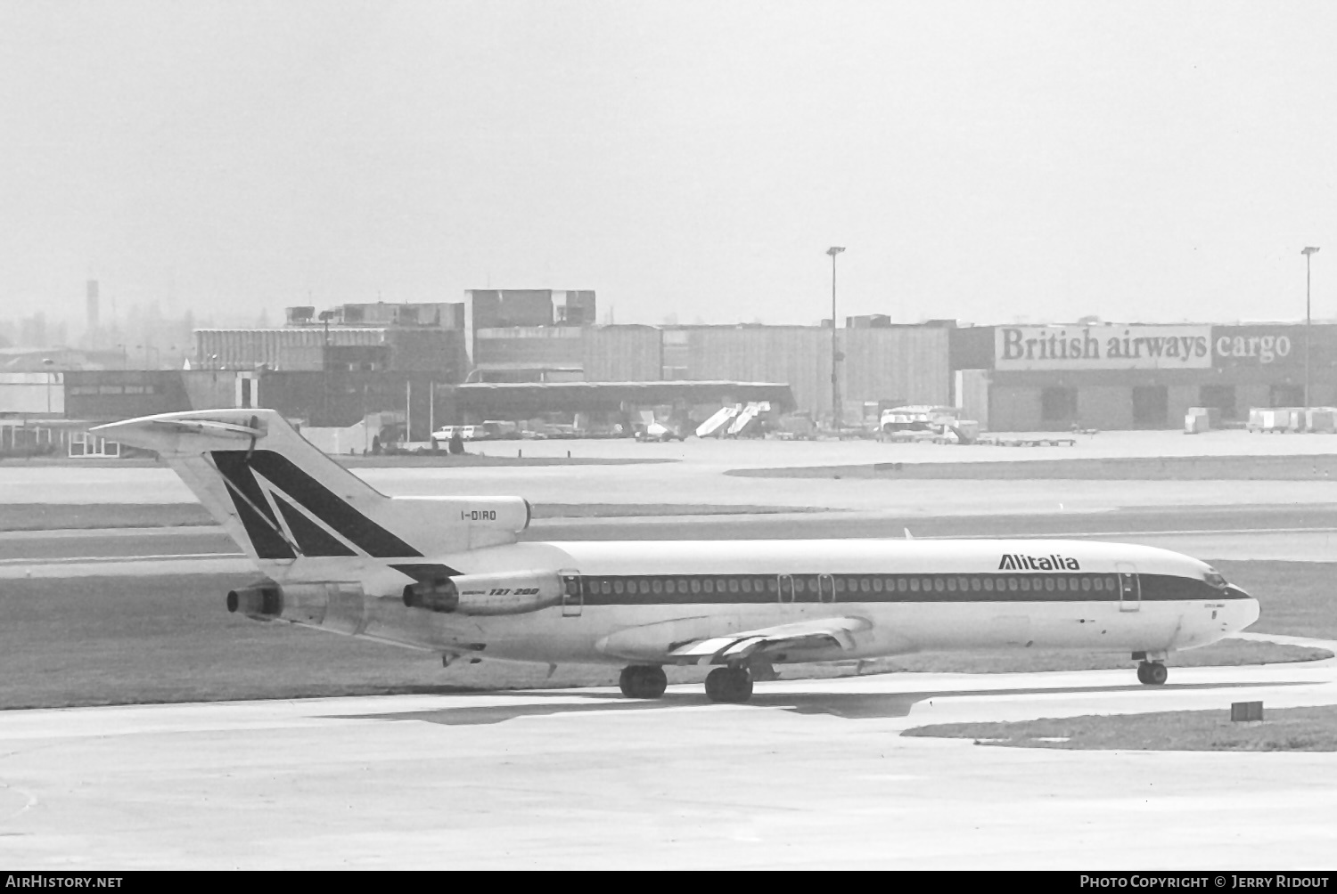Aircraft Photo of I-DIRO | Boeing 727-243/Adv | Alitalia | AirHistory.net #508935