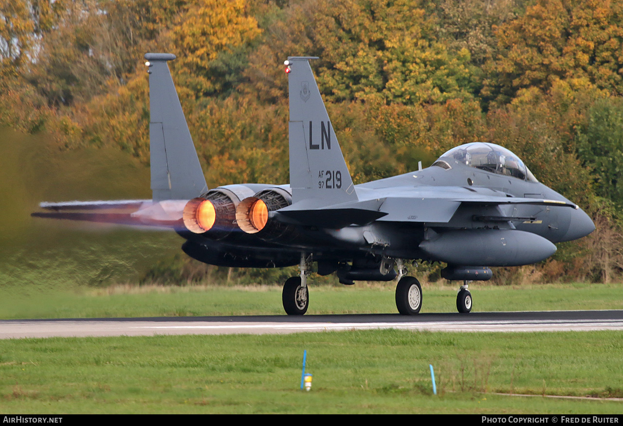 Aircraft Photo of 97-0219 / AF97-219 | Boeing F-15E Strike Eagle | USA - Air Force | AirHistory.net #508966