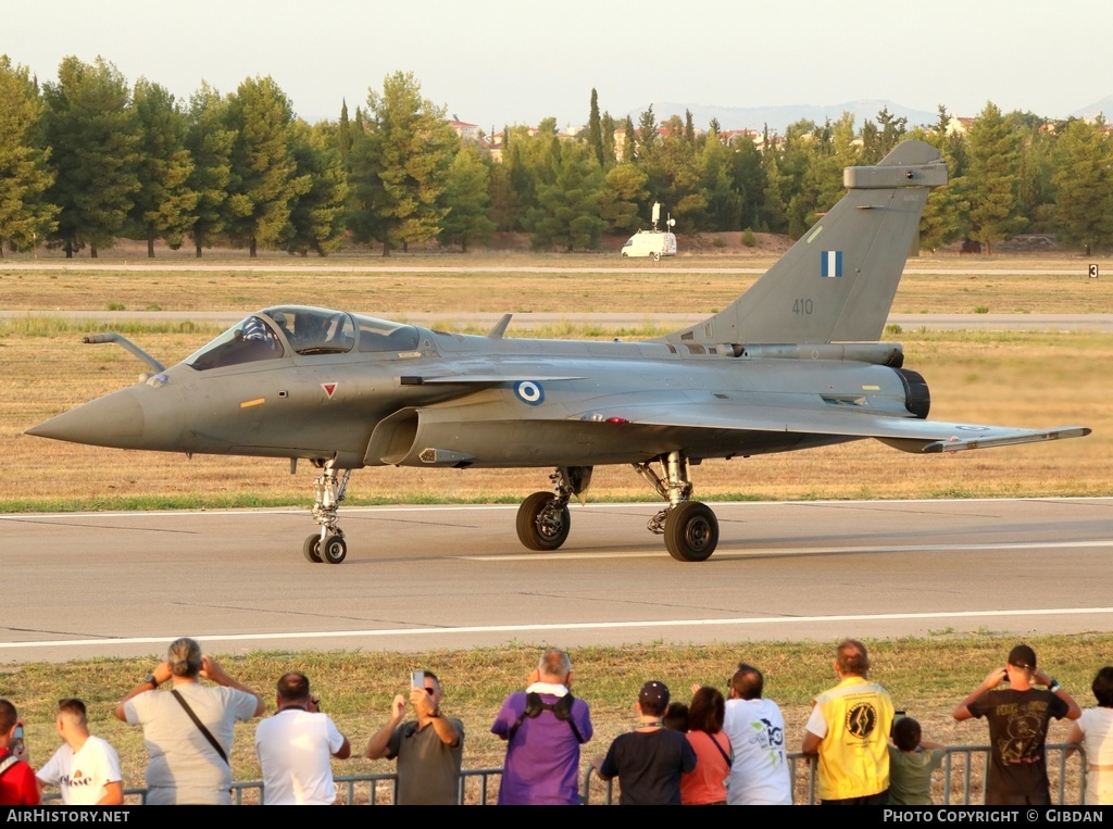 Aircraft Photo of 410 | Dassault Rafale EG | Greece - Air Force | AirHistory.net #508971