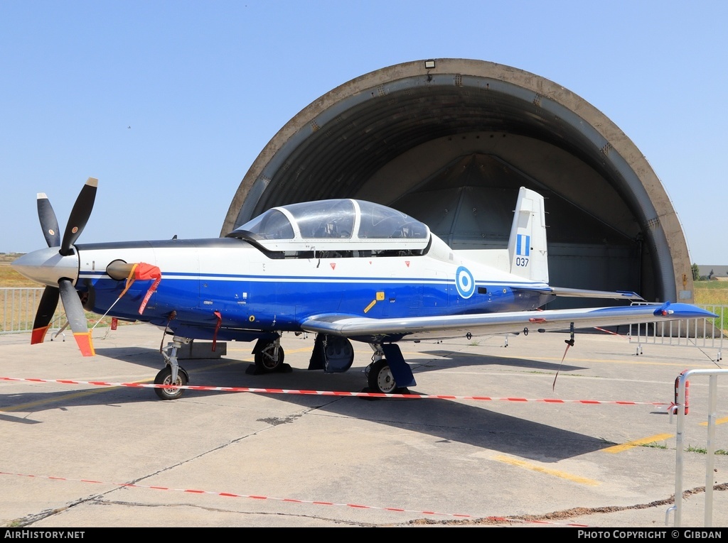 Aircraft Photo of 037 | Raytheon T-6A/NTA Texan II | Greece - Air Force | AirHistory.net #508973