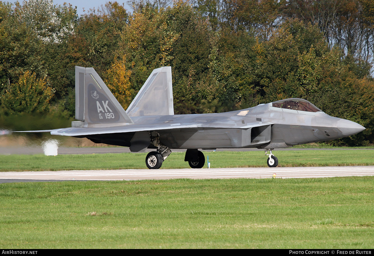 Aircraft Photo of 09-4190 / AF09-190 | Lockheed Martin F-22A Raptor | USA - Air Force | AirHistory.net #508975