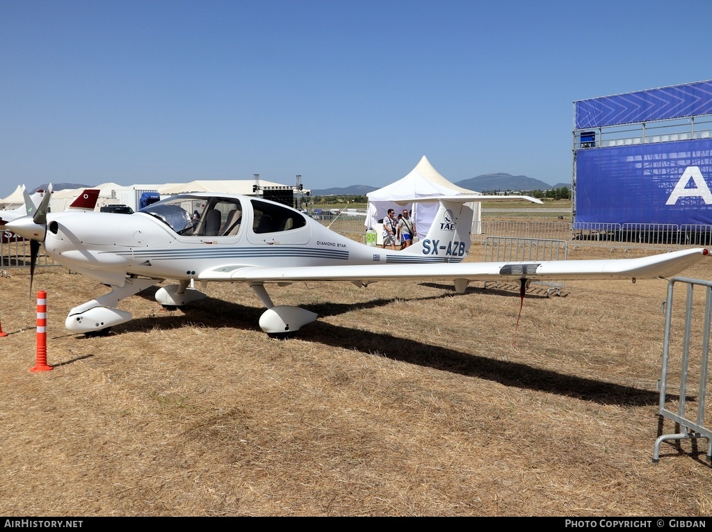 Aircraft Photo of SX-AZB | Diamond DA40D Diamond Star TDI | TAE Aviation Academy | AirHistory.net #508977