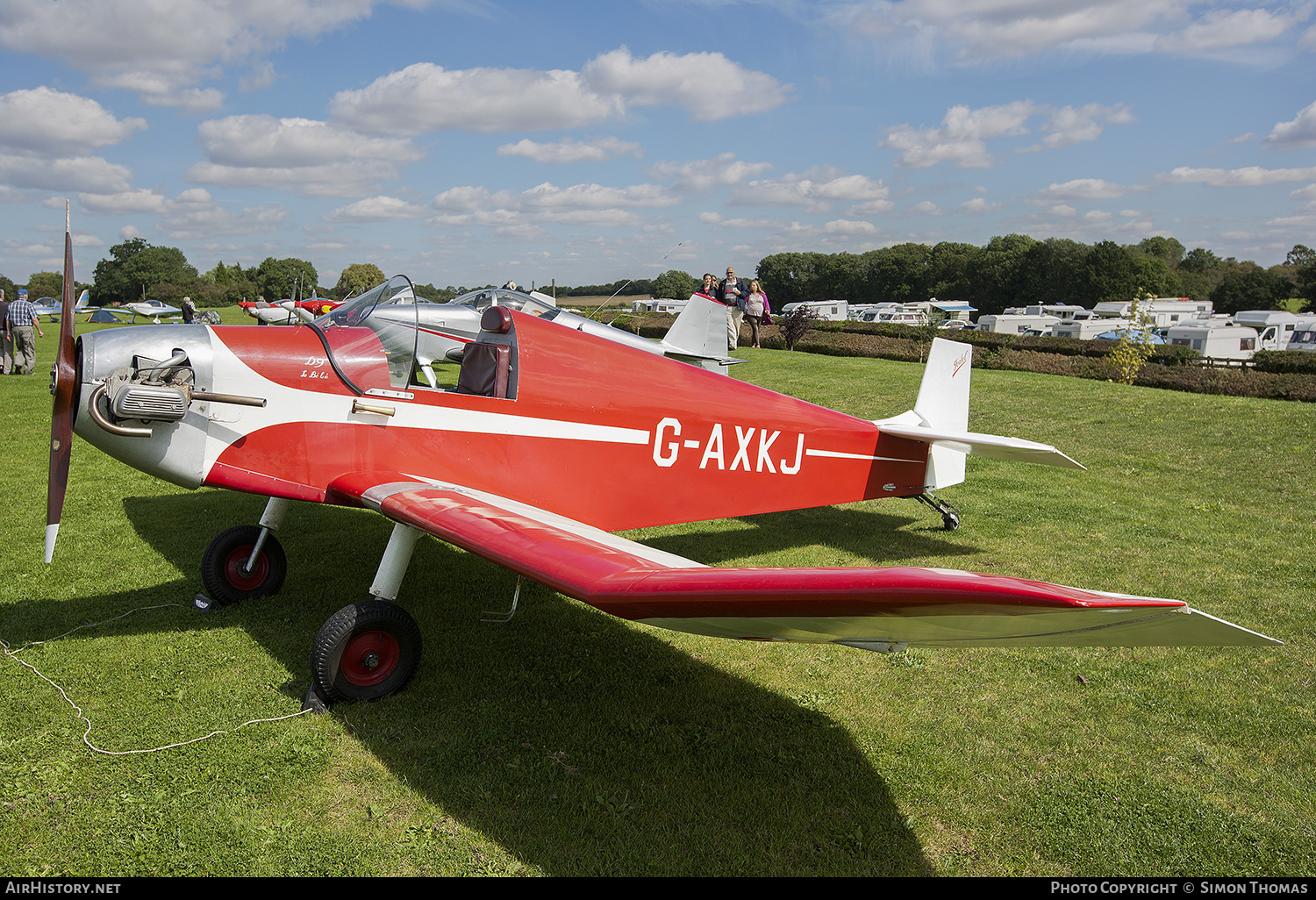 Aircraft Photo of G-AXKJ | Jodel D-9 Bebe | AirHistory.net #508993