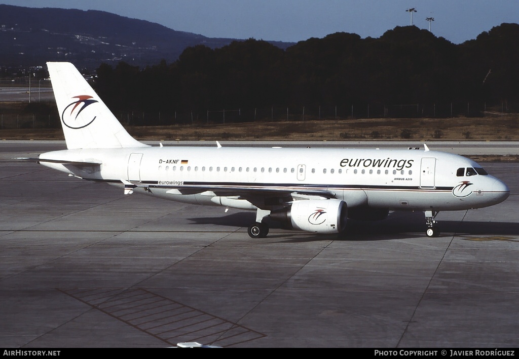 Aircraft Photo of D-AKNF | Airbus A319-112 | Eurowings | AirHistory.net #509020