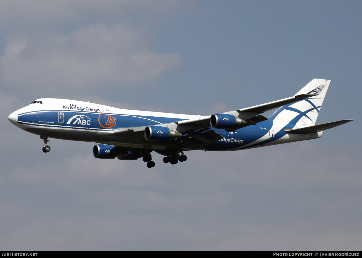 Aircraft Photo of VQ-BHE | Boeing 747-4KZF/SCD | ABC - AirBridgeCargo Airlines | AirHistory.net #509026