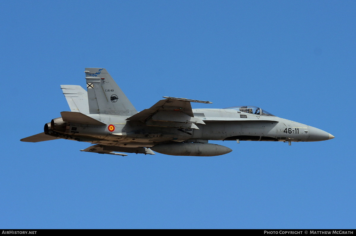 Aircraft Photo of C.15-83 | McDonnell Douglas F/A-18A++ Hornet | Spain - Air Force | AirHistory.net #509027
