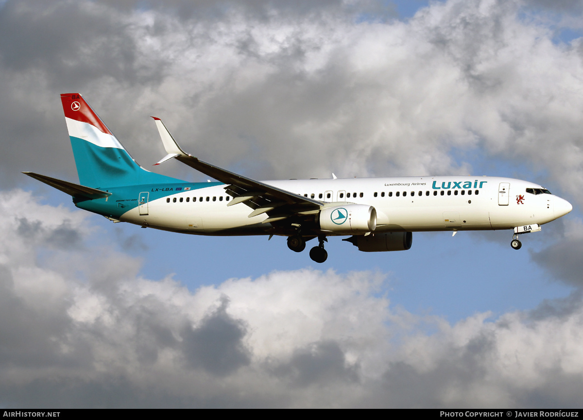 Aircraft Photo of LX-LBA | Boeing 737-8C9 | Luxair | AirHistory.net #509030