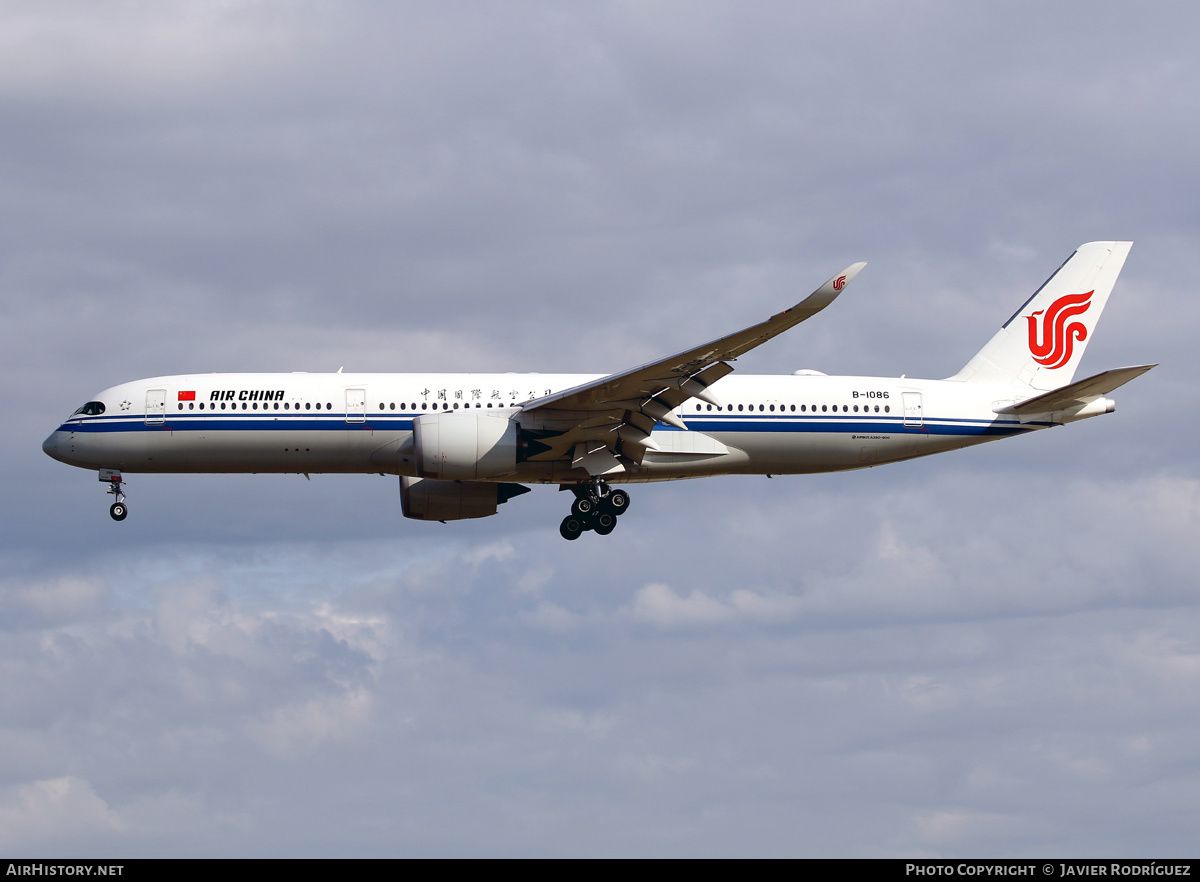Aircraft Photo of B-1086 | Airbus A350-941 | Air China | AirHistory.net #509049