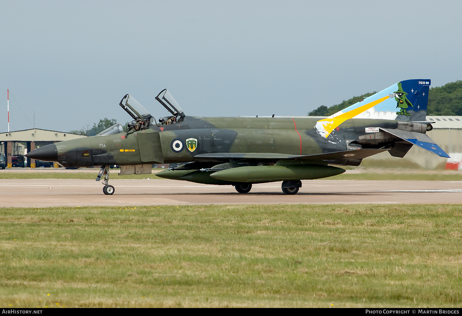 Aircraft Photo of 7519 | McDonnell Douglas RF-4E Phantom II | Greece - Air Force | AirHistory.net #509089