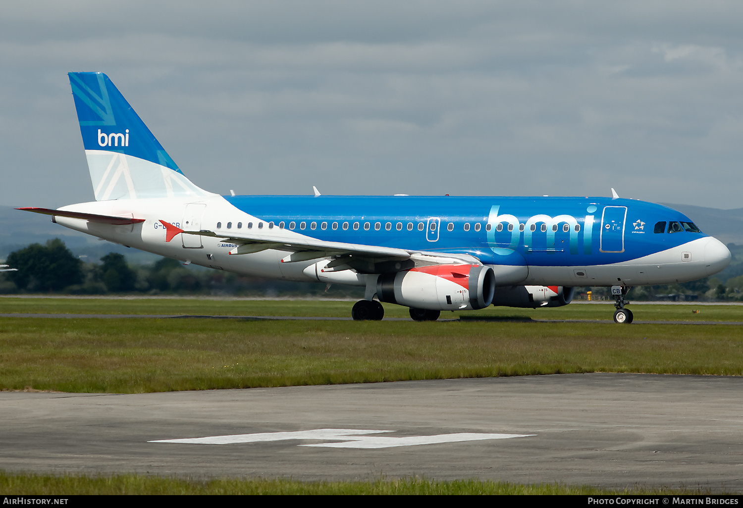 Aircraft Photo of G-DBCB | Airbus A319-131 | BMI - British Midland International | AirHistory.net #509118