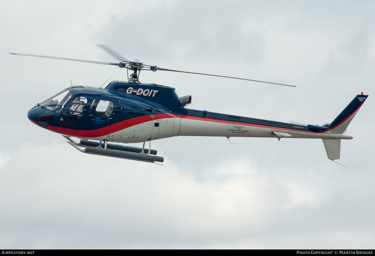 Aircraft Photo of G-DOIT | Eurocopter AS-350BB Squirrel HT1 | London Helicopter Centres | AirHistory.net #509119