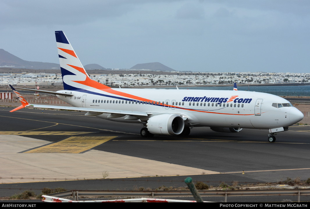 Aircraft Photo of OK-SWF | Boeing 737-8 Max 8 | Smartwings | AirHistory.net #509120
